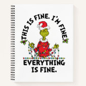 Grinch | Everything is Fine ノートブック (正面)