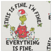 Grinch | Everything is Fine ファブリック (クローズアップ)