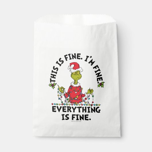 Grinch | Everything is Fine フェイバーバッグ (正面)