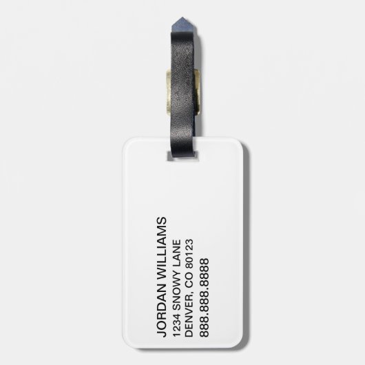 Grinch | Everything is Fine ラゲッジタグ (裏面縦)