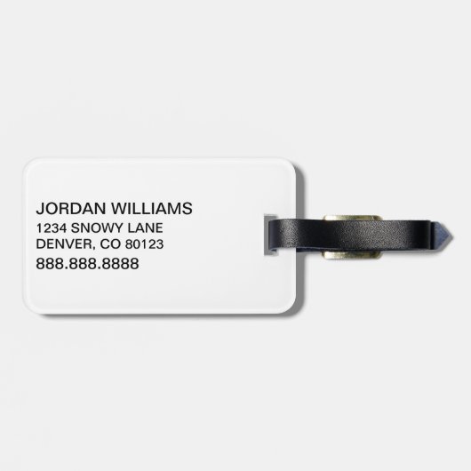 Grinch | Everything is Fine ラゲッジタグ (裏面横)