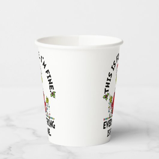 Grinch | Everything is Fine 紙コップ (左)