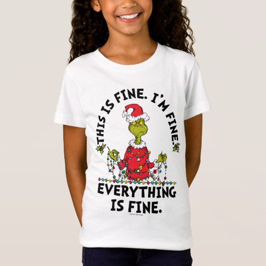 Grinch | Everything is Fine Tシャツ (正面)