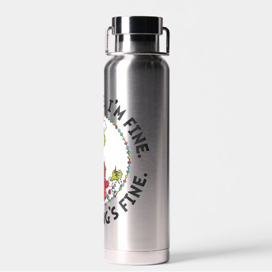 Grinch | Everything's Fine ウォーターボトル (背面)