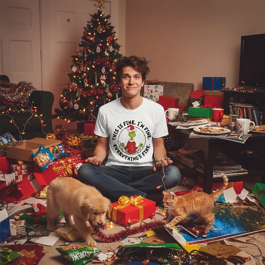 Grinch | Everything's Fine トライブレンドTシャツ