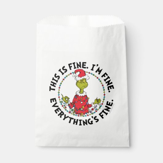 Grinch | Everything's Fine フェイバーバッグ (正面)