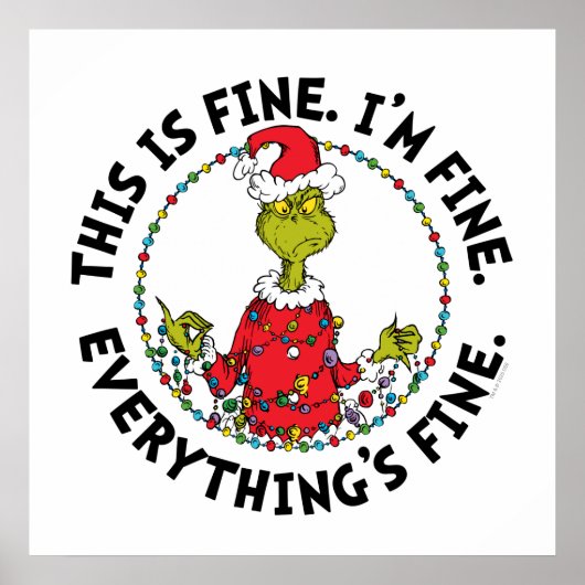 Grinch | Everything's Fine ポスター (正面)