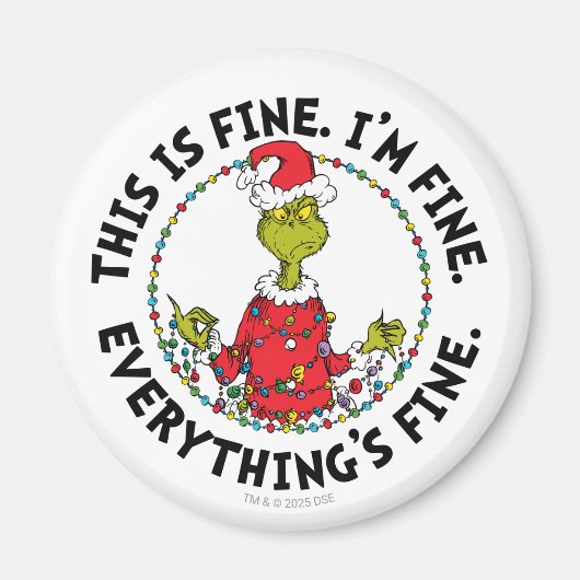 Grinch | Everything's Fine マグネット (正面)