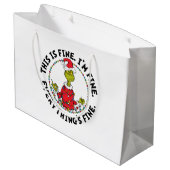 Grinch | Everything's Fine ラージペーパーバッグ (裏面アングル)