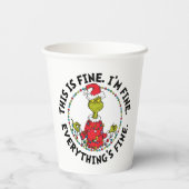Grinch | Everything's Fine 紙コップ (裏面)