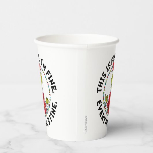 Grinch | Everything's Fine 紙コップ (右)