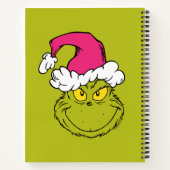Grinch in Pink Santa Hat ノートブック (裏面)