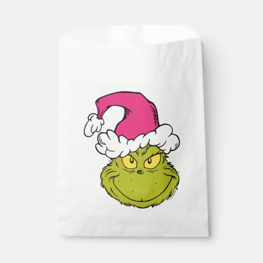 Grinch in Pink Santa Hat フェイバーバッグ (正面)
