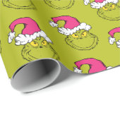 Grinch in Pink Santa Hat ラッピングペーパー (ロールコーナー)
