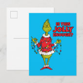 Grinch | "Is This Jolly Enough?" シーズンポストカード (正面/裏面)
