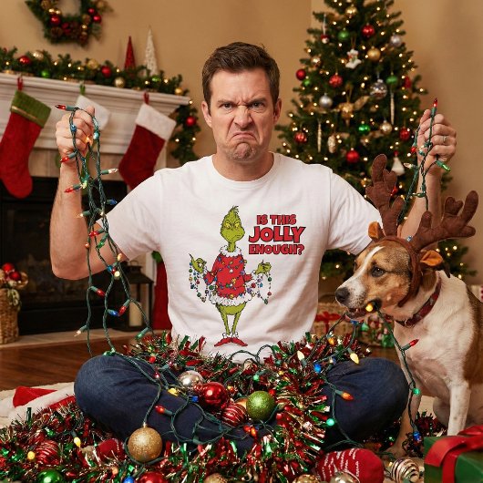 Grinch | "Is This Jolly Enough?" トライブレンドＴシャツ