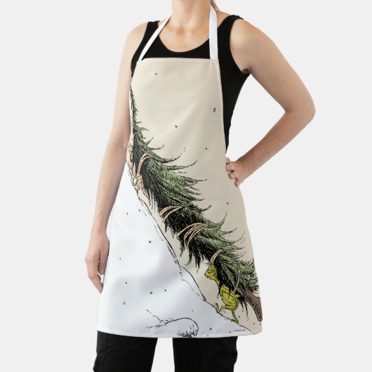 Grinch & Max Return the Christmas Tree エプロン (インサイチュ)