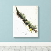 Grinch & Max Return the Christmas Tree キャンバスプリント (インサイチュ (ウッドフロア))