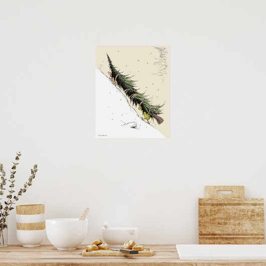 Grinch & Max Return the Christmas Tree ポスター (キッチン)