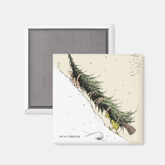 Grinch & Max Return the Christmas Tree マグネット (正面/裏面)