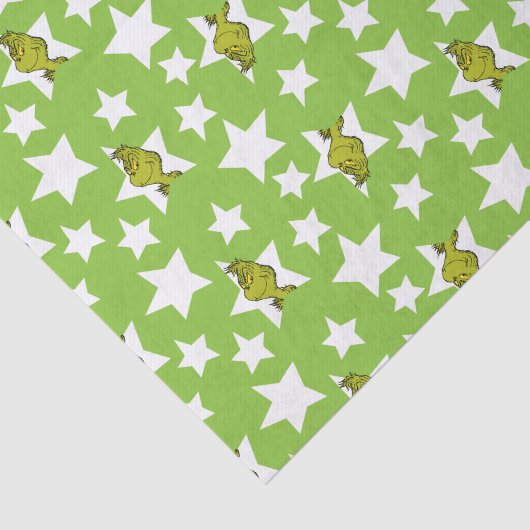 Grinch Peeking Star Pattern 薄葉紙 (詳細)
