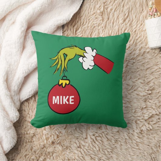 Grinch | Personalized Ornament クッション (ブランケット)