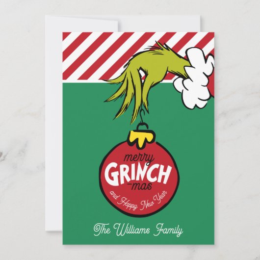 Grinch | Personalized Ornament シーズンカード (正面)