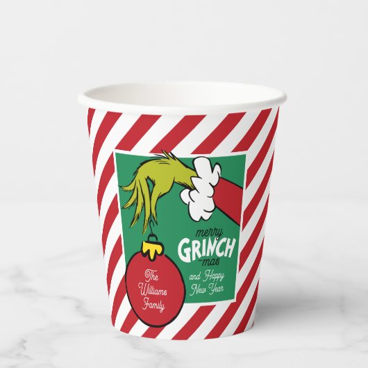 Grinch | Personalized Ornament 紙コップ (正面)