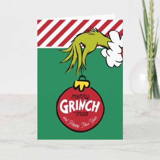 Grinch | Personalized Ornament Holiday シーズンカード (正面)