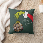 Grinch | Personalized Ornament Throw Pillow クッション (ブランケット)