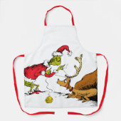 Grinch Prepares Max the Reindeer エプロン (正面)