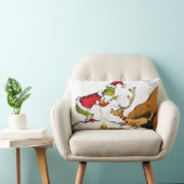 Grinch Prepares Max the Reindeer ランバークッション (椅子)