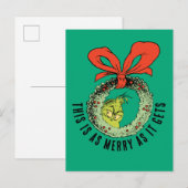 Grinch | This Is As Merry As It Gets シーズンポストカード (正面/裏面)