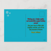 Grinchmas Greetings – Cute Anime Holiday Postcard シーズンポストカード (裏面)