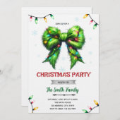 Grinchmas Holiday Party Invitation 招待状 (正面/裏面)