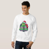 Grinchy Bigfoot I Don't Like Smiling スウェットシャツ (正面フル)