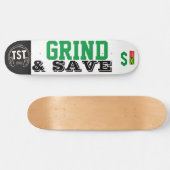 GRIND & 救 JMT SKATEBOARDS / IPIX スケートボード (横)