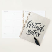 Grind Notes Journal – Handwritten Style Design プランナー手帳 (ディスプレー)