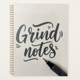 Grind Notes Journal – Handwritten Style Design プランナー手帳