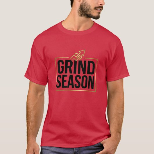 Grind Season Hustle Logo Tee Tシャツ (正面)