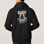 GrindActivewear, Gym Hoodie, Fitness Motivation,  パーカ (裏面)