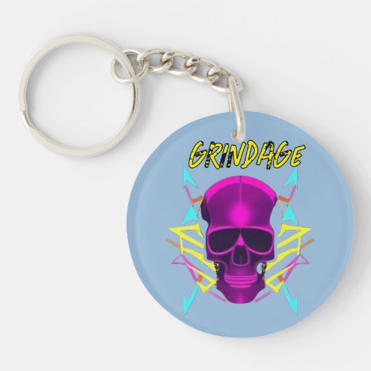 Grindage Acrylic Keychain キーホルダー (正面)