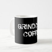 Grindcoreのコーヒー コーヒーマグカップ (正面左)