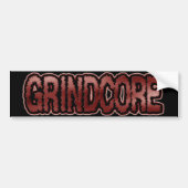 Grindcore バンパーステッカー (正面)