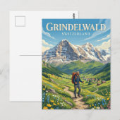 GRINDELWALD SWITZERLAND ポストカード (正面/裏面)