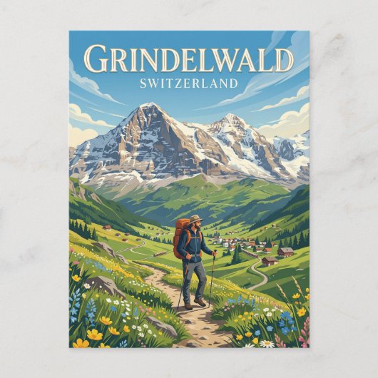 GRINDELWALD SWITZERLAND ポストカード (正面)