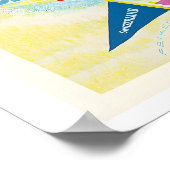 Grindelwald Switzerland Vintage Ski Poster ポスター (角)