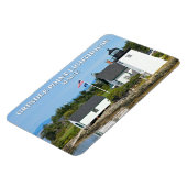 Grindle Point Light House, Maine Flexi Magnet マグネット (左側)