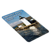 Grindle Point Light House, Maine Flexi Magnet マグネット (右側)