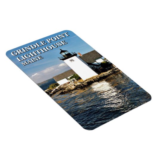 Grindle Point Light House, Maine Flexi Magnet マグネット (右側)